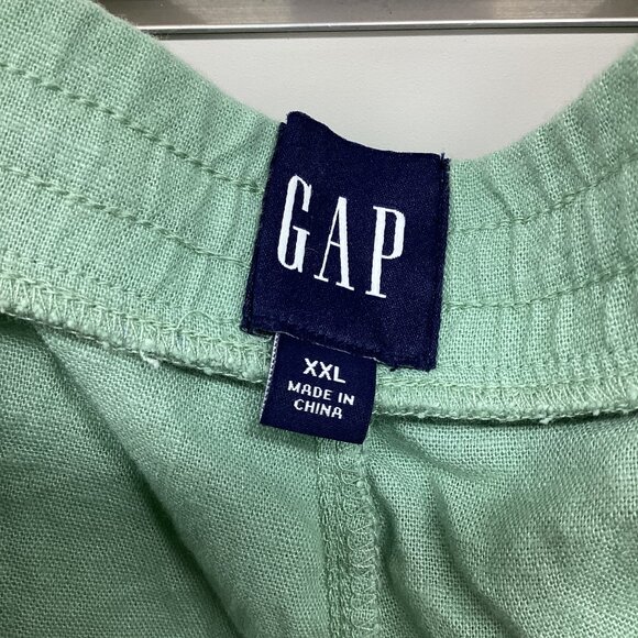 GAP Women's Drawstring Elastic Waist‎ Linen Pull on Pant - Picture 8 of 10
